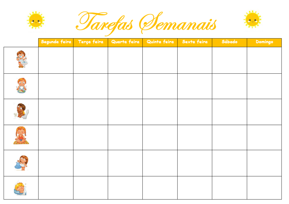 Tarefas Semanais.1